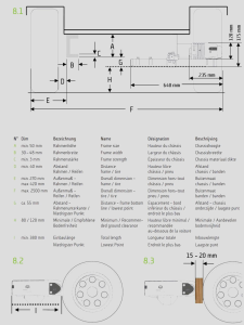 Reich EasyDriver Pro 2.0 dimensiones de la instalación
