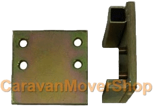 PowrMover PM0401 U C G chassis placa de sujecion 2 Piezas Utilizado